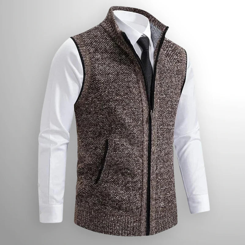 Full-Zip Sweater Vest