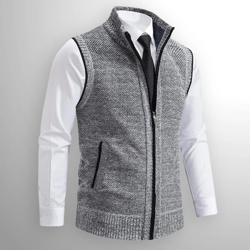 Full-Zip Sweater Vest