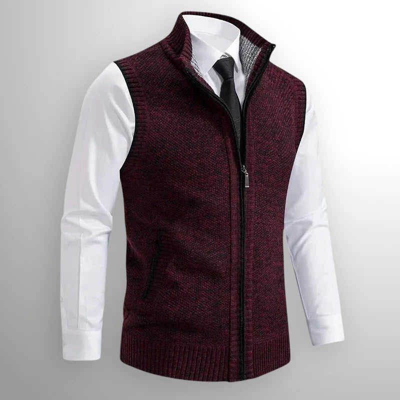 Full-Zip Sweater Vest