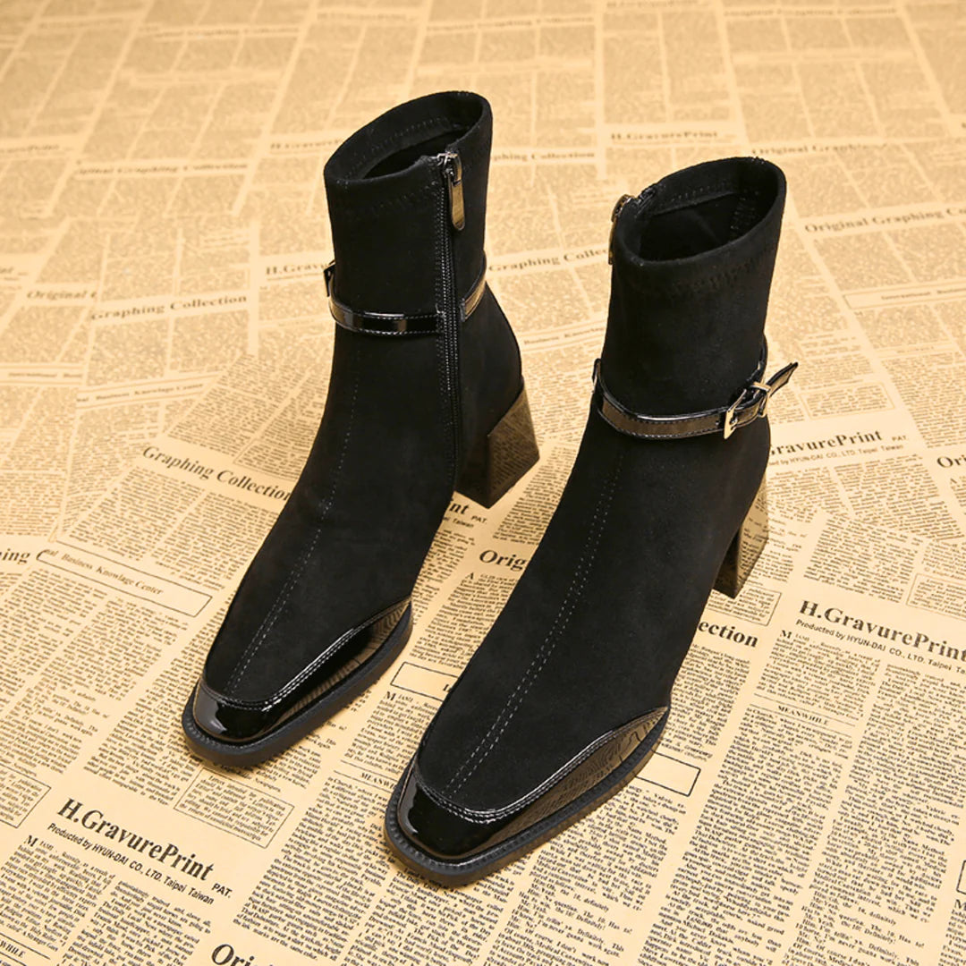 NoirVelle Avenoir Suede Ankle Boot