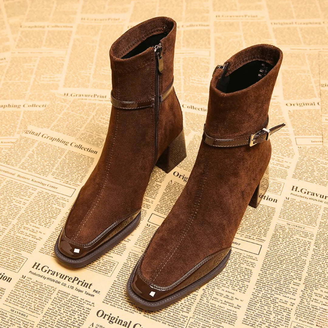 NoirVelle Avenoir Suede Ankle Boot